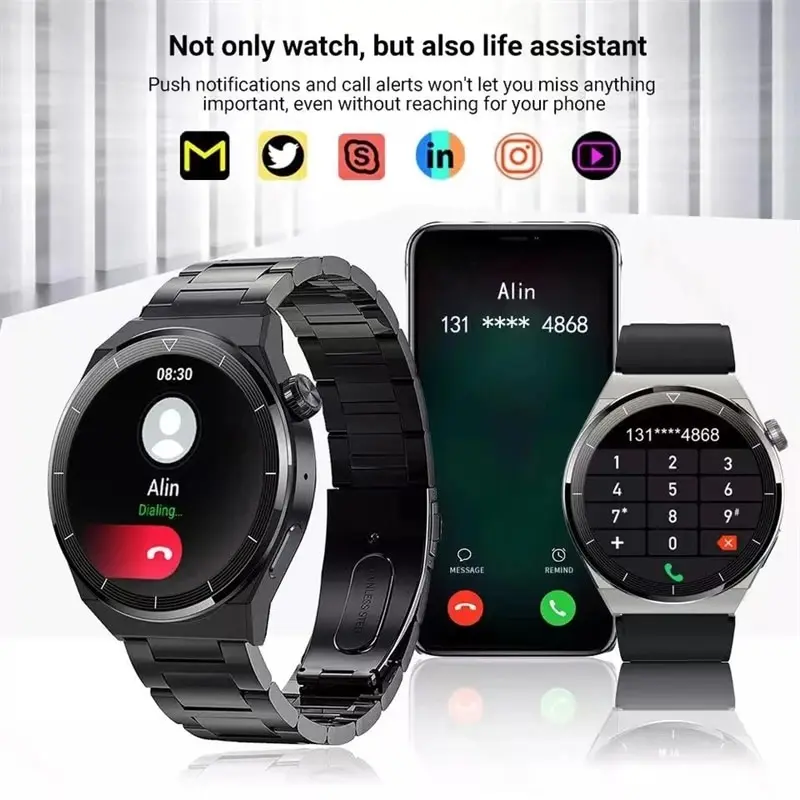 Смарт-часы A5 для мужчин 2023 Bluetooth, отвечающие на звонки, Водонепроницаемые Часы, Спортивный Фитнес-трекер, Мужские смарт-часы Relogio Masculino