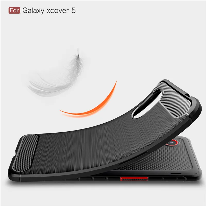 Мягкий Чехол из углеродного волокна для Samsung Galaxy Xcover 5, чехол XCover Pro, защитный бампер для телефона Samsung Xcover 5 Funda