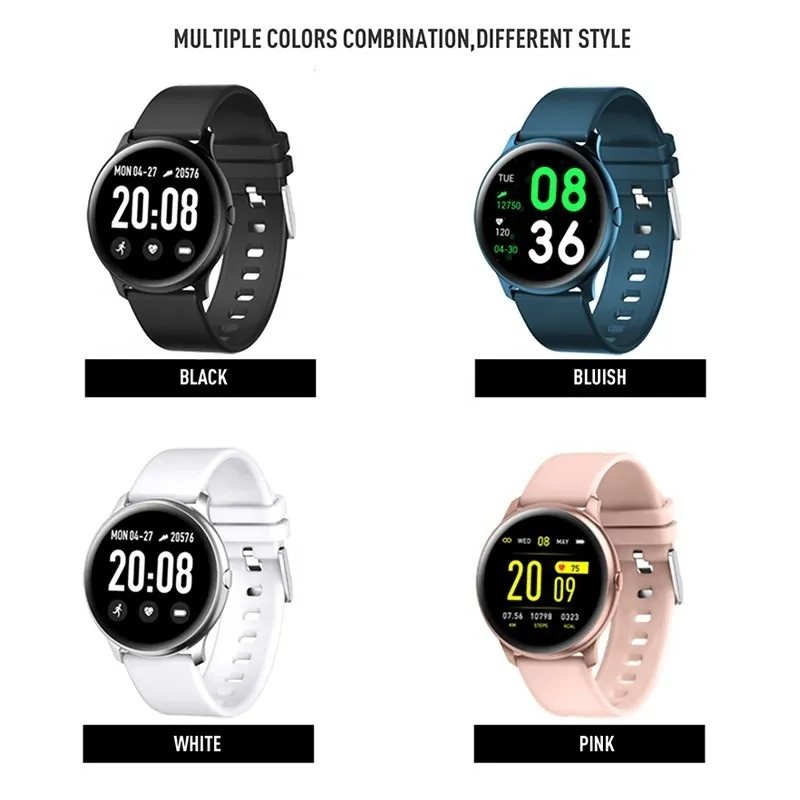 2023 KW19 Спортивные Смарт-часы Браслет ROHS Кровяное Давление Кислорода Reloj Inteligente Pro Smartwatch для Женщин Мужчин Новая Мода Лучшее