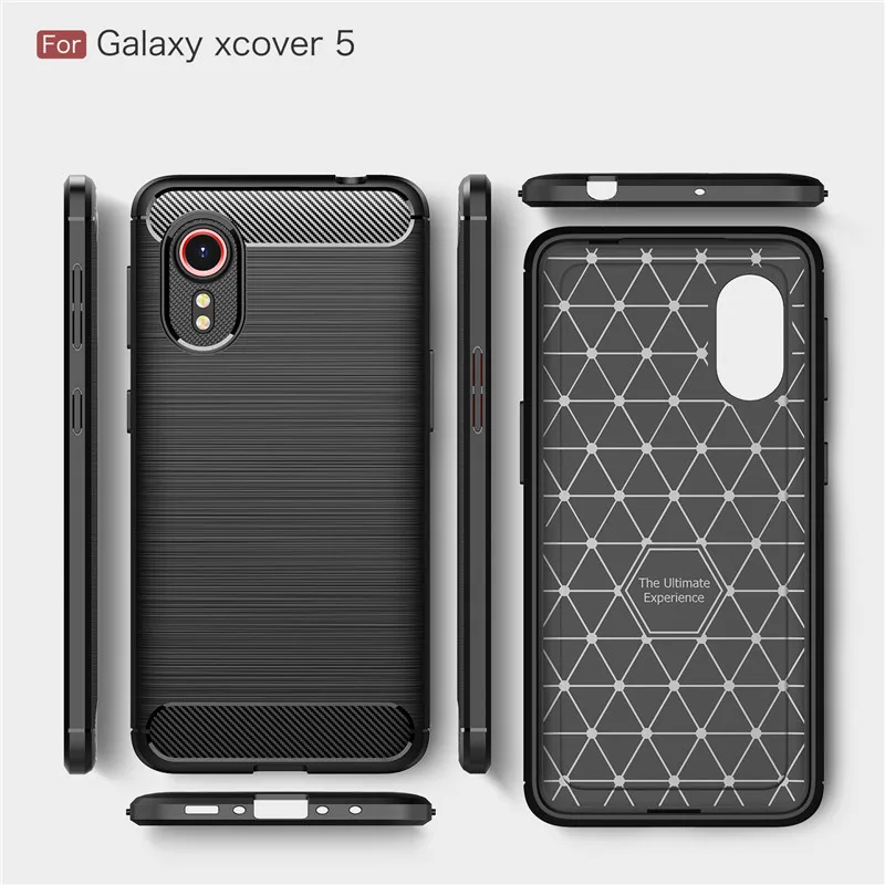 Мягкий Чехол из углеродного волокна для Samsung Galaxy Xcover 5, чехол XCover Pro, защитный бампер для телефона Samsung Xcover 5 Funda