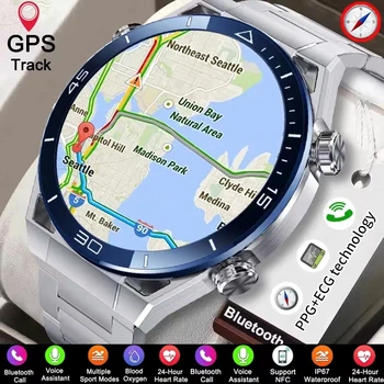 2023 Новые Смарт-Часы GPS Трекер 100 + Sprots Smartwatch NFC Bluetooth Вызов Фитнес Для Huawei Watches Ultimate Smart Watch Мужские
