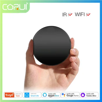 CORUI Tuya WiFi Smart IR Инфракрасный пульт дистанционного управления, таймер голосового управления, контроллер Smart Life Alexa Google Home Assistant для телевизора AC