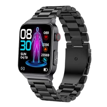 E500 ЭКГ + PPG Мужские Смарт-часы Частота сердечных сокращений Температура Здоровье Смарт-Часы Фитнес-Трекер Смарт-Часы Мужские Часы для Здоровья