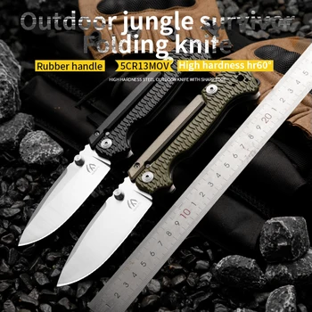 HUANGFU Ad-15 нож из холодной стали высокой твердости, походный складной нож для самообороны, охотничий нож, инструменты для выживания