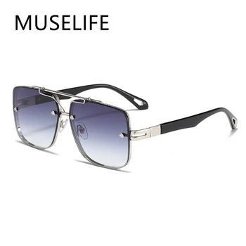 MuseLife Винтажные Солнцезащитные очки Для женщин 2023, Модный Тренд, Квадратные Солнцезащитные Очки Для Мужчин, Брендовые Дизайнерские Солнцезащитные очки для вождения, Женские UV400