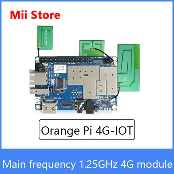 Orange Pi 4G-IOT Development Board 1G Cortex-A53 8GB Поддержка EMMC SIM-карты Bluetooth Android6.0 Одноплатный