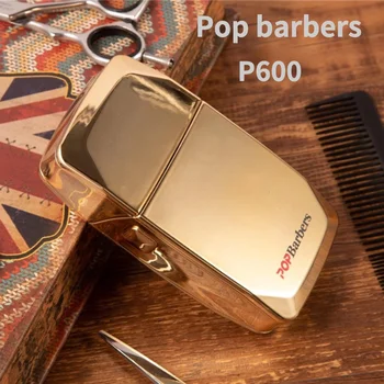 Pop Barbers P600 Фольгированная Бритва из литиевой фольги, шнурная/беспроводная, Бритва для мужчин, Электрическая бритва для бритья, Бритва для мужчин, Триммер для бороды