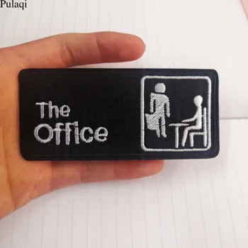 Pulaqi The Office Tv Show Забавные нашивки с буквами, нашивки для шитья, значки 