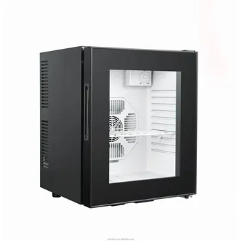 Sachikoo 30-литровый мини-холодильник с прозрачной передней стеклянной дверцей, Холодильник для напитков для домашнего отеля