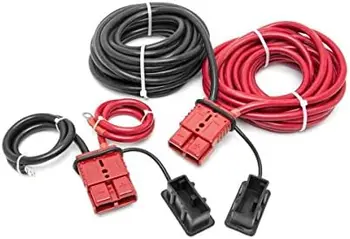 Быстроразъемный кабель питания лебедки | 24 фута - RS108, черный