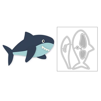 Горячее предложение 2020, Металлические штампы для тиснения Зубами акулы, сделанные своими руками, Фольга и Скрапбукинг для изготовления открыток, без штампов