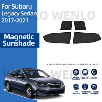 Для Subaru Legacy Седан 2017-2021 Без Провисания Шторки Стеклянный Солнцезащитный Козырек Магнитный Солнцезащитный Козырек Автомобильный Козырек Лобовое Стекло Сетка Оконный Щит