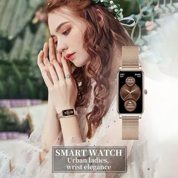 Женские умные часы SitopWear, модный дизайн, умные часы для мониторинга сердечного ритма и артериального давления, поддерживает 20 языков