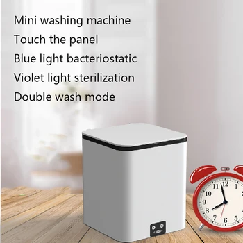 Мини Портативная стиральная машина для одежды USB, ультразвуковая Антибактериальная машина объемом 4,5 л, Нижнее белье, Носки, Маленькая стиральная машина для путешествий