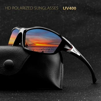 Модные Солнцезащитные очки с поляризацией UV400 для вождения, Мужские солнцезащитные очки для верховой езды, Велоспорта, Рыбалки, Винтажные спортивные Очки для путешествий, Классические солнцезащитные очки
