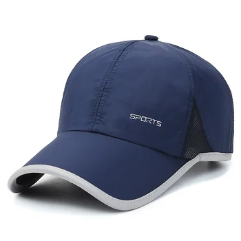 Мужская шляпа с дышащей сеткой, бейсболка, Летняя шляпа, быстросохнущая шляпа для бега, Легкая шапка для занятий водными видами спорта