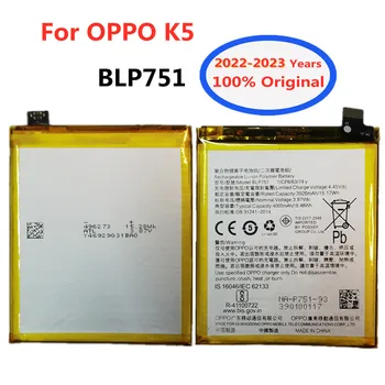 Новый 100% Оригинальный Аккумулятор OPPO Емкостью 4000 мАч BLP751 Для Мобильного телефона OPPO K5 Smart Cell Высокого Качества Batteria Batterij