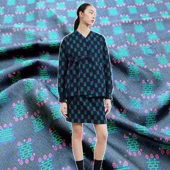 Парчовая Жаккардовая ткань Чонсам Национальный Тренд Моды для Платья Hanfu Дизайнерский костюм Tang для Пошива Двором Оптом