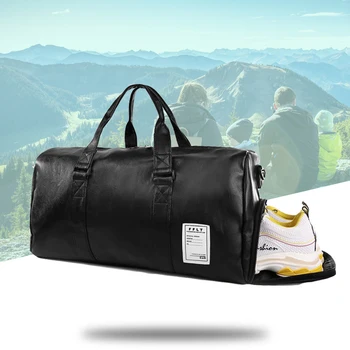 Портативная мужская Женская сумка для деловых поездок на короткие расстояния, спортивная сумка из искусственной кожи, сумка для фитнеса, Сумка для плавания, Кемпинга, пеших прогулок, сумка для багажа выходного дня