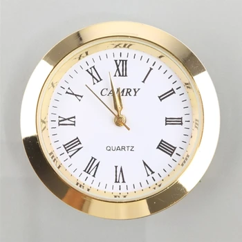 Часы С кварцевым механизмом, круглые часы для вставки в головку, классические часы Craft