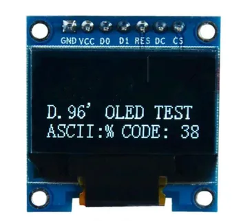 старая версия 7pin 0,96-дюймовый OLED-дисплейный модуль белый/синий 7pin 128*64 OLED-экран SSD1306 0,96-дюймовый IIC/SPI
