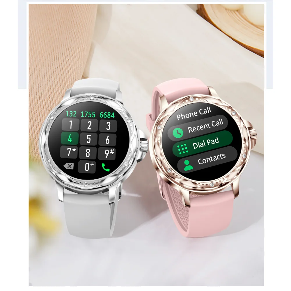 Новые смарт-часы CF12 для женщин 2023 Вызов Bluetooth Динамический мониторинг сердечного ритма Уведомление о сообщении Водонепроницаемые смарт-часы