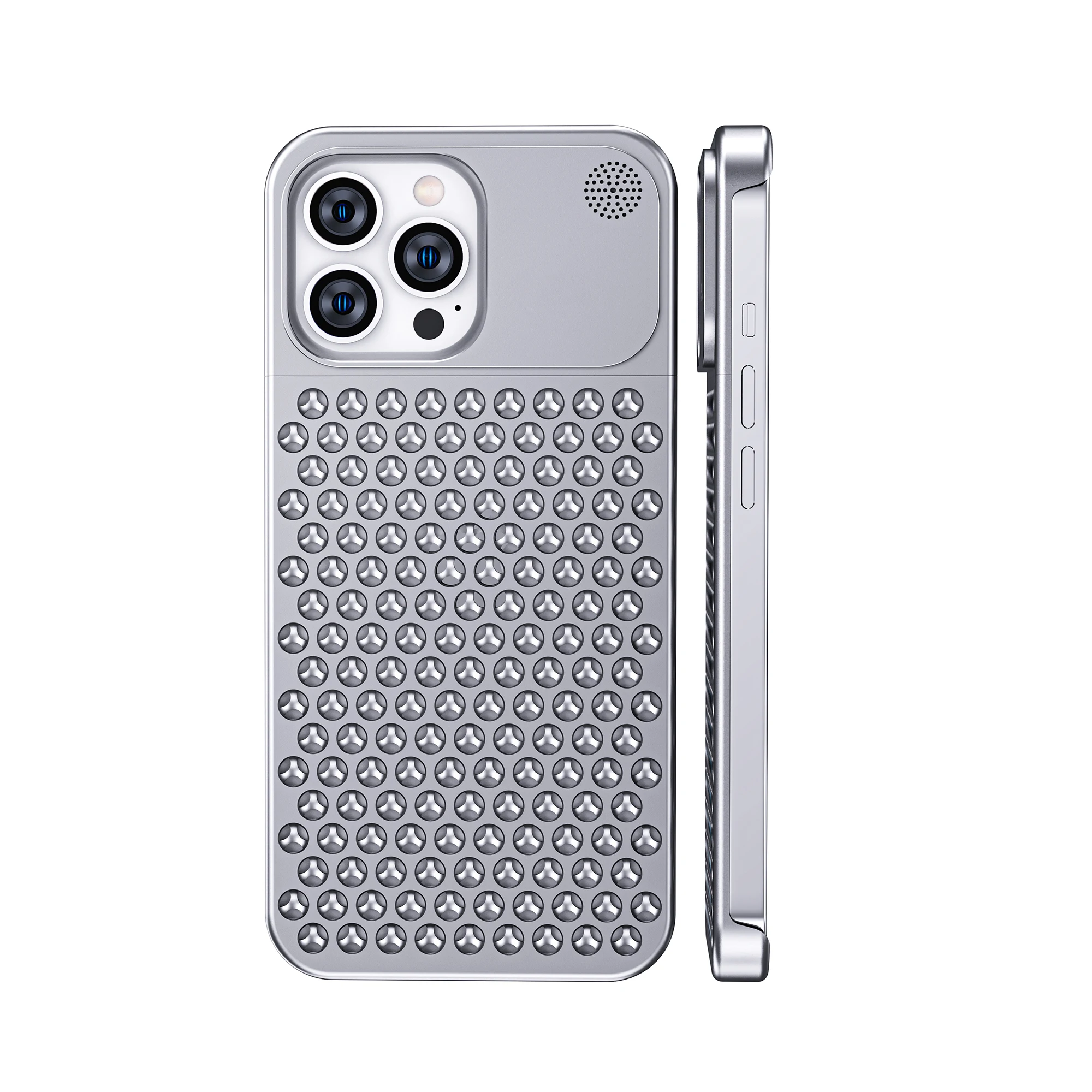 Металлический Iphone 13 Pro Max Алюминиевый чехол для Iphone 13 Pro с Ароматерапевтическим Алюминиевым Полым отводом тепла для iPhone 12,13,14