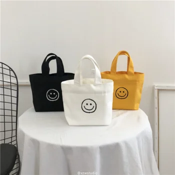 1 предмет, мини-сумка для покупок в корейском стиле с улыбающимся лицом для женщин, модная сумка для мобильного телефона, дамский кошелек, маленькая повседневная сумочка