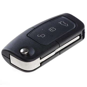 CN018045 Вторичный Рынок 3-Кнопочный Откидной Ключ Для Ford focus Частота ключа дистанционного Управления 433 МГц 4D63 Чип
