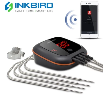 INKBIRD IBT-4XS Bluetooth-совместимый термометр для приготовления пищи на гриле для барбекю с термостойким датчиком температуры 2/4