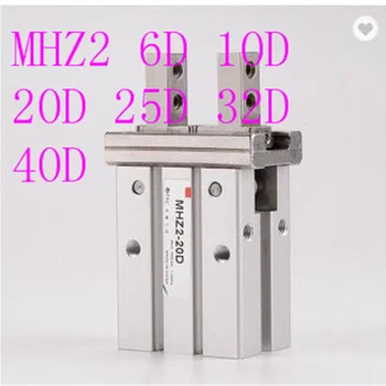 MHZ2 10D 16D 20D 25D 32D 40D Воздушный Захват Двойного Действия Пневматический Пальцевой Цилиндр SMC Типа Алюминиевых Зажимов Диаметром 10-40 мм