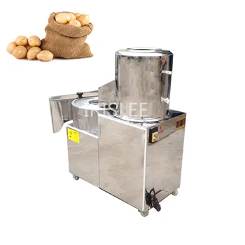 Автоматическая промышленная машина для мойки картофеля, очистки и резки клубней, овощечистка, слайсер