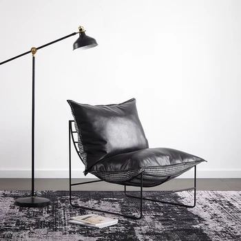 Дизайнерский одноместный диван-кресло, удобная Роскошь, Чрезвычайно простой Ретро Промышленный Ветер, Ленивый Балкон, Sillas, Мебель для дома, FGM