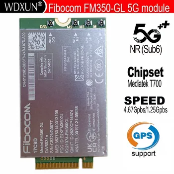 Модуль Fibocom FM350-GL DW5931e DW5931e-eSIM 5G M.2 для ноутбука Dell Latitude 5531 9330 3571 4x4 MIMO GNSS-модем