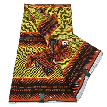 Новый Стиль Гарантированной Настоящей 100% Хлопчатобумажной Африканской Ткани С Настоящим восковым Принтом, Удобное Платье Для Шитья Из Восковой Ткани Гана Пагне Анкара
