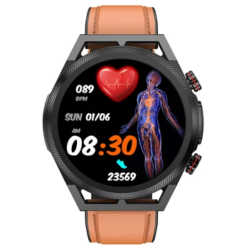 Умные часы ET310 Для неинвазивного измерения уровня глюкозы в крови, Bluetooth-вызов, ЭКГ, Мониторинг здоровья, Мужчины, женщины, Спортивный фитнес-трекер