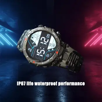 Умные часы Ultimate Outdoor Bluetooth с водонепроницаемым дизайном и пульсометром -ваш идеальный компаньон для приключений